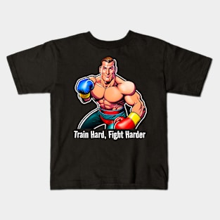 Train Hard FigHt Harder Kids T-Shirt